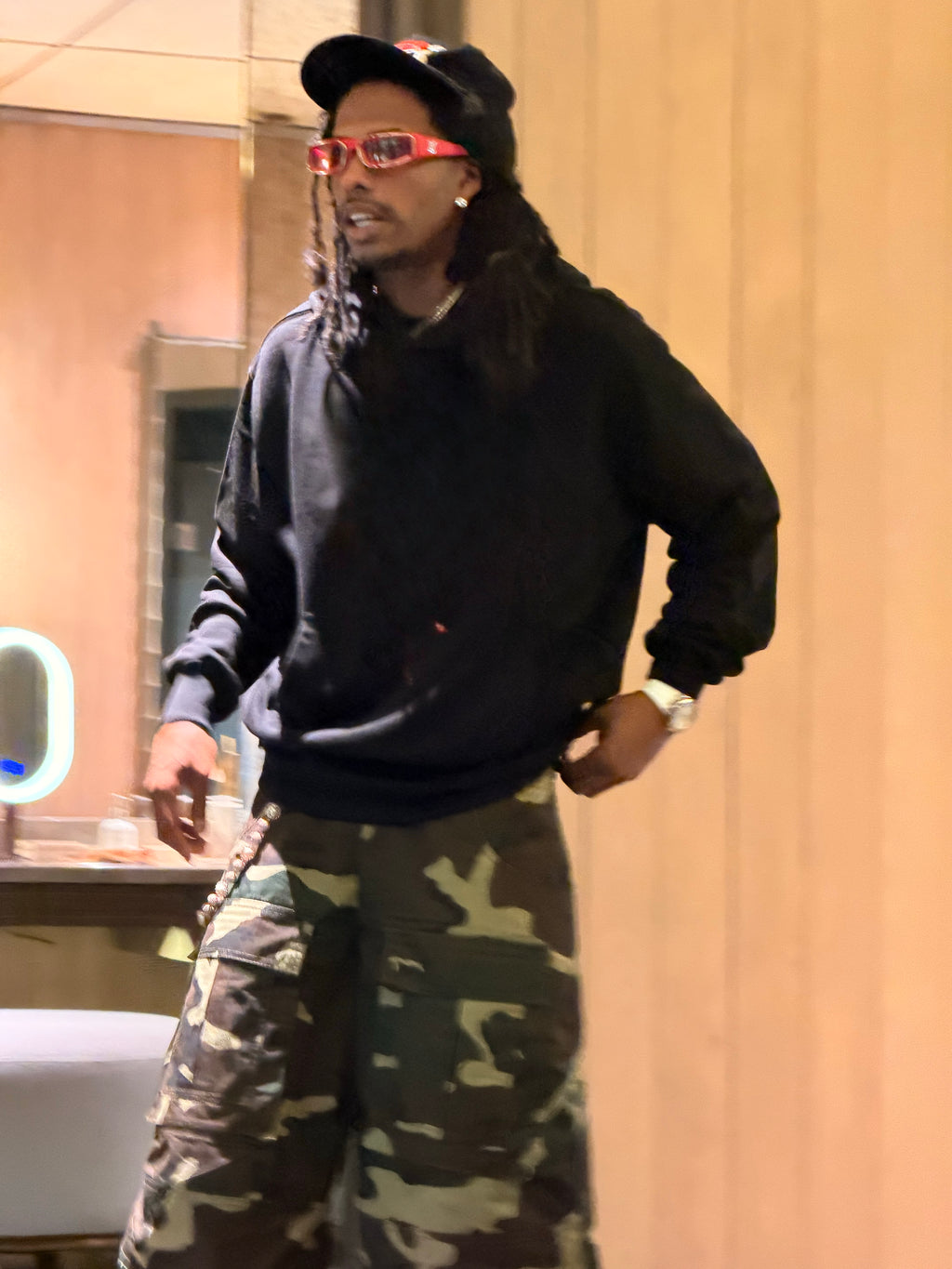 Camouflage Tailored Shorts