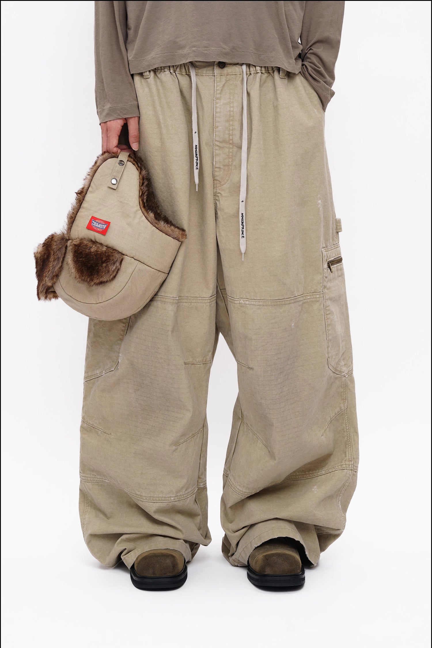 Street Style Baggy Cargo Pants - Mason Prince