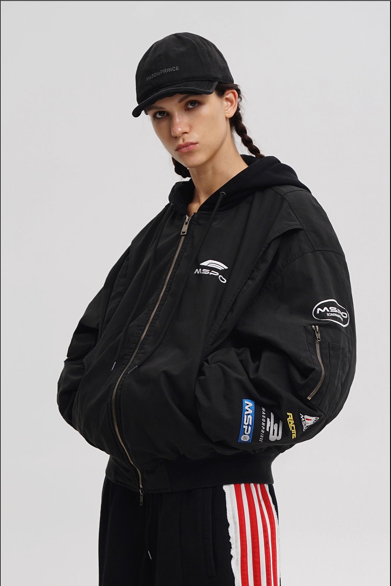 Sponsored VI Hoodie-Style Puffer Jacket - Mason Prince