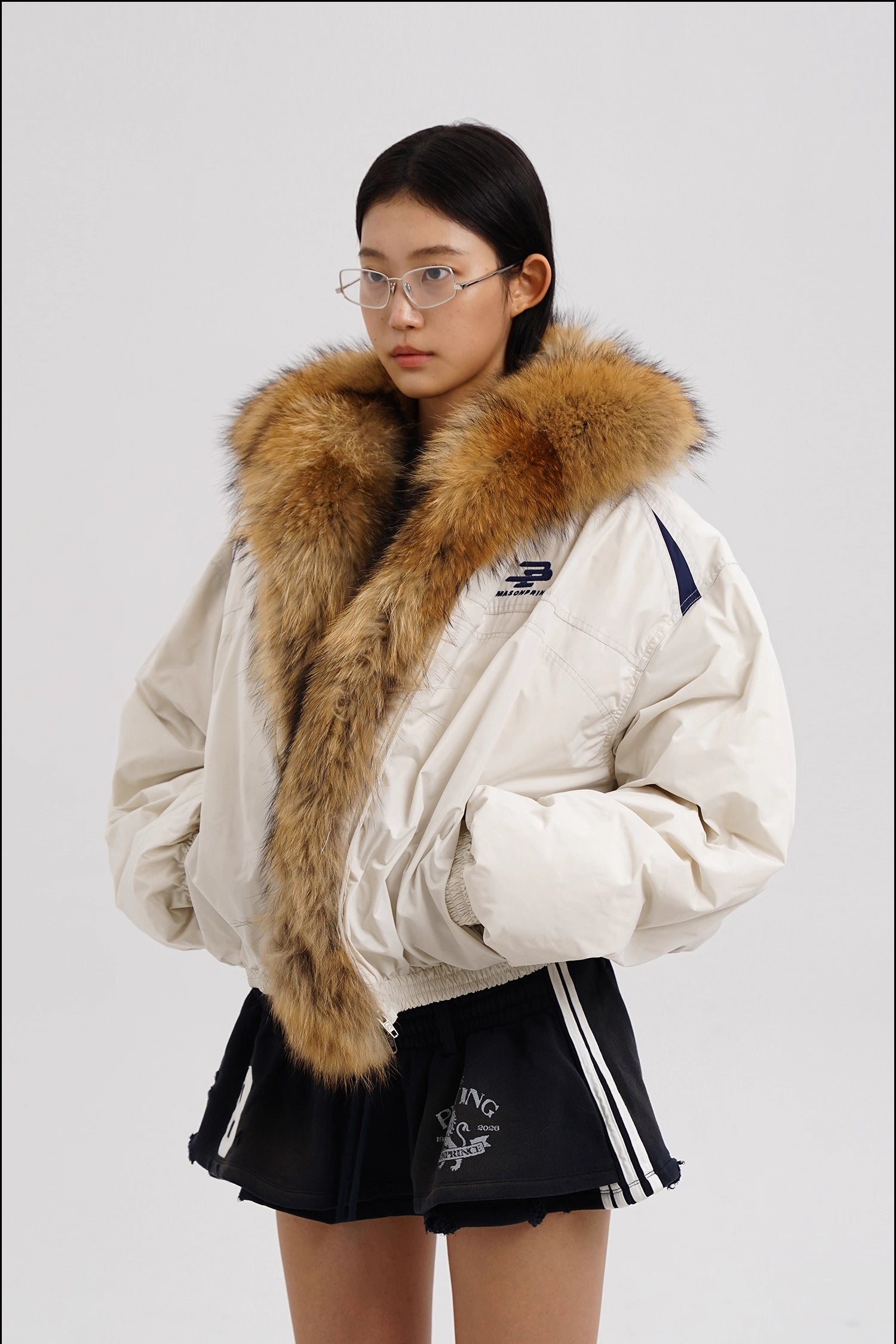 Limited Edition Raccoon Fur Collar Heavyweight Down Jacket - Mason Prince