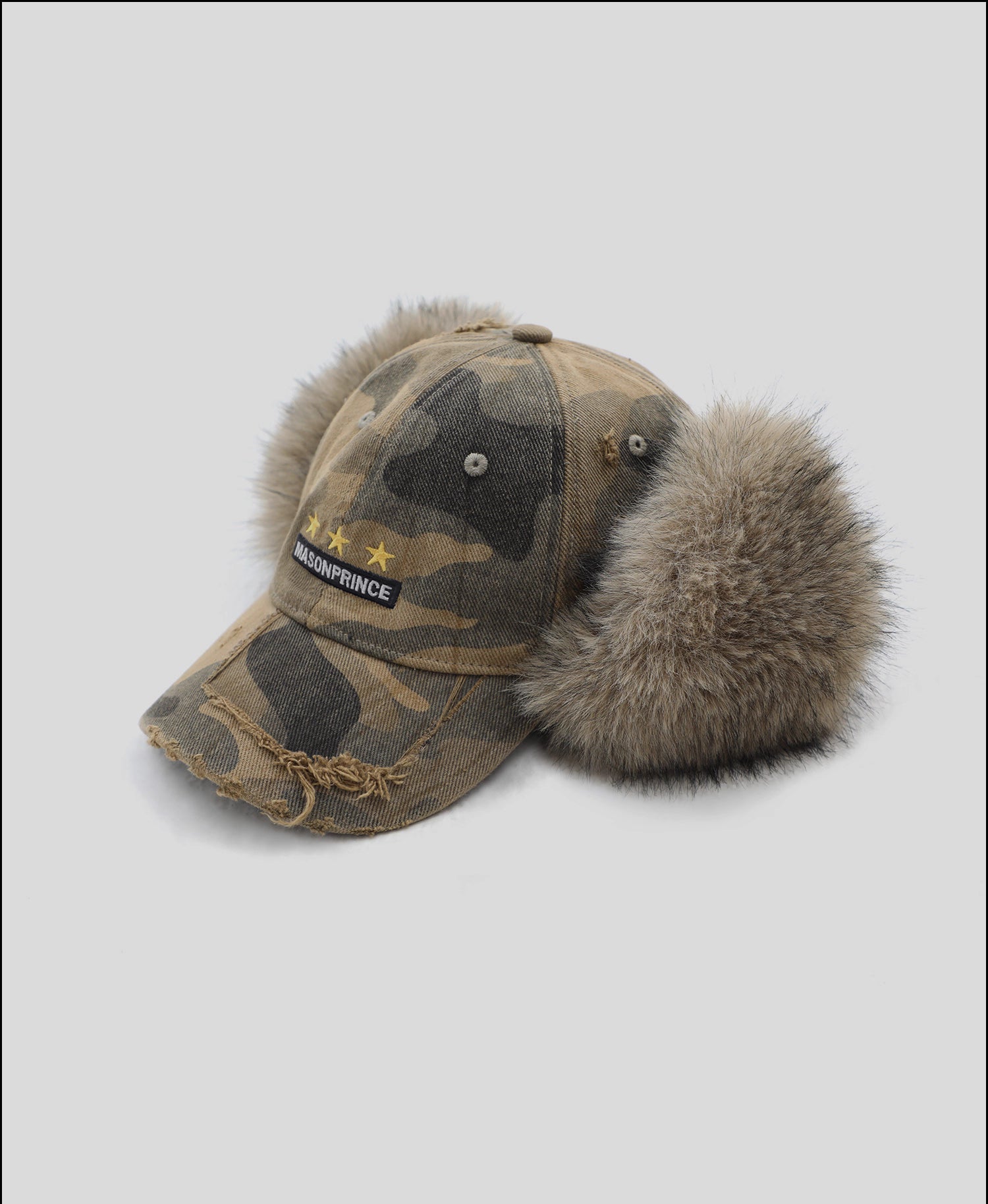 Ripped Camouflage Flight Cap - Mason Prince