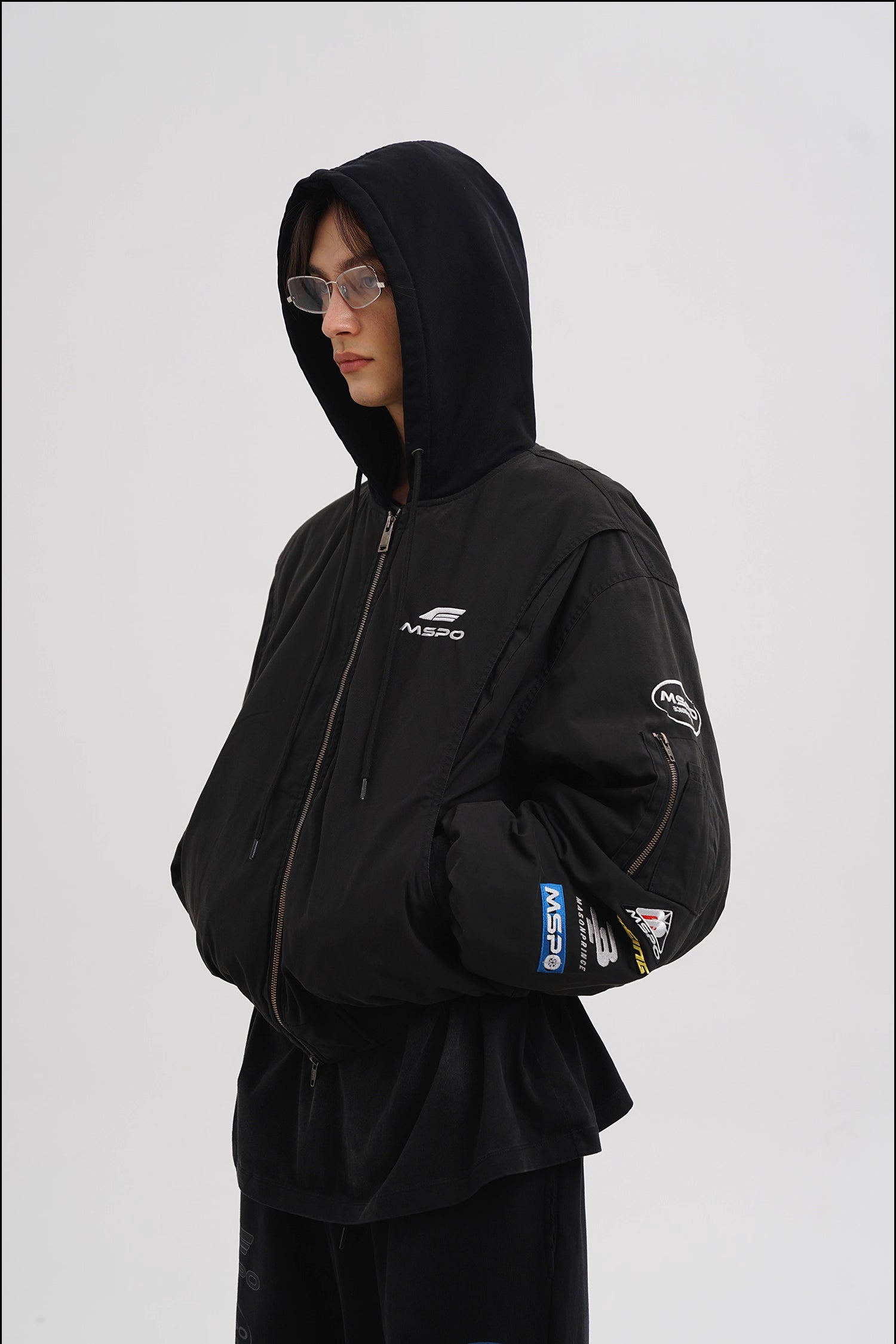 Sponsored VI Hoodie-Style Puffer Jacket - Mason Prince