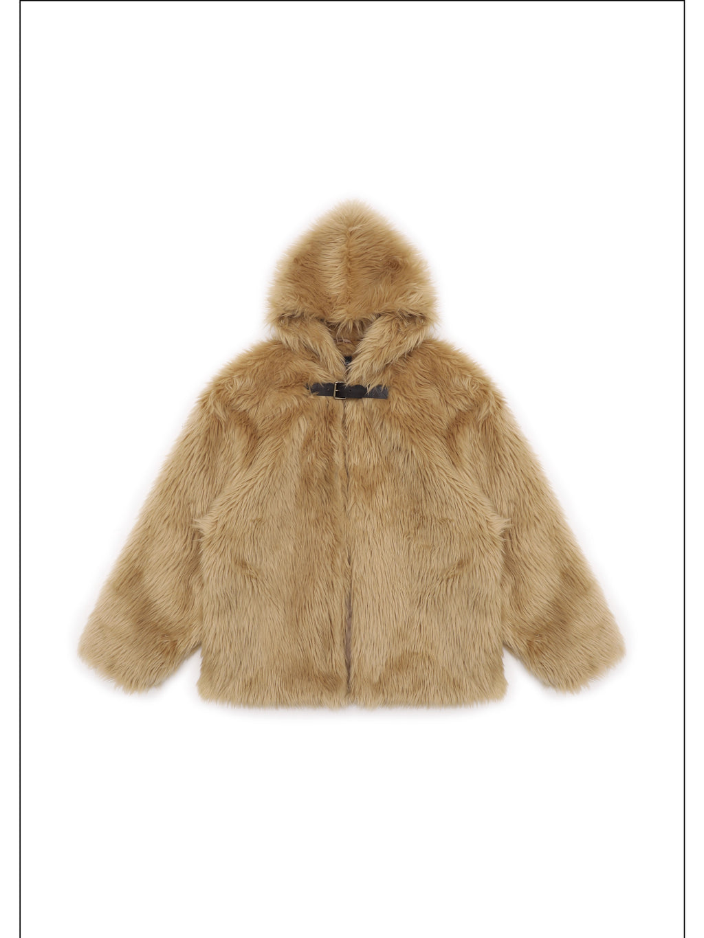 Fur Winter Atmosphere Plush Hooded Jacket - Mason Prince
