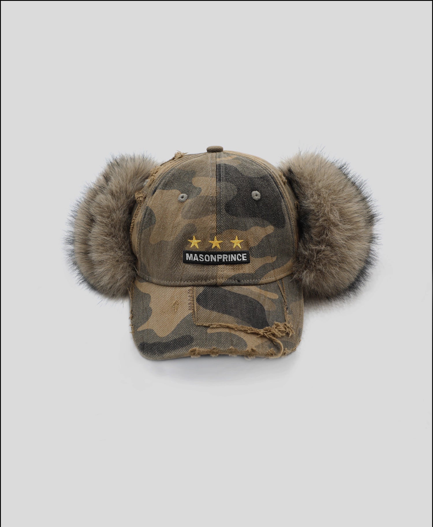 Ripped Camouflage Flight Cap - Mason Prince