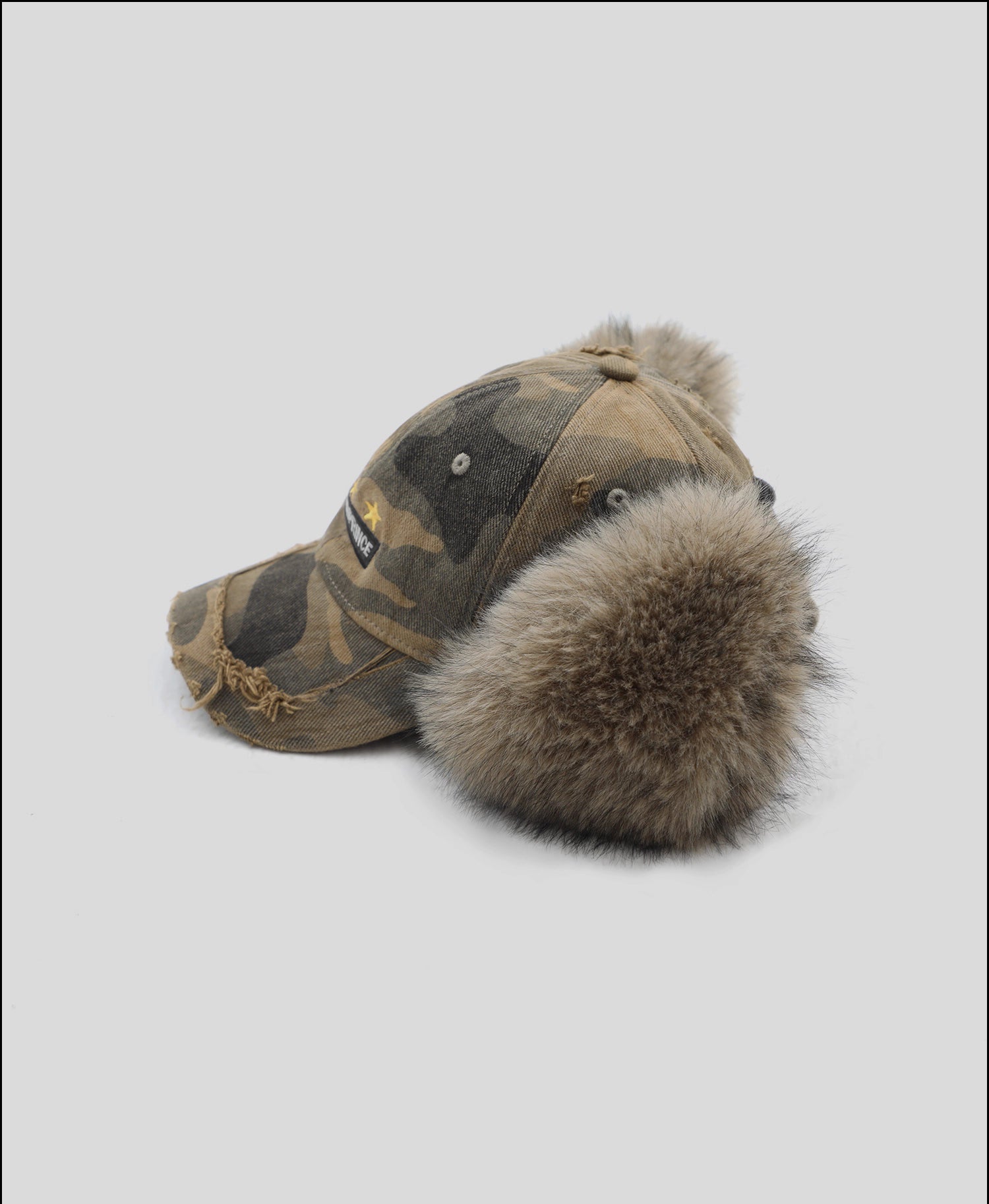 Ripped Camouflage Flight Cap - Mason Prince