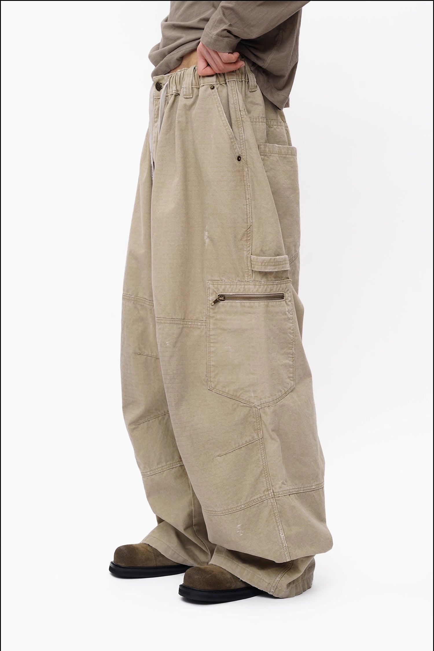 Street Style Baggy Cargo Pants - Mason Prince