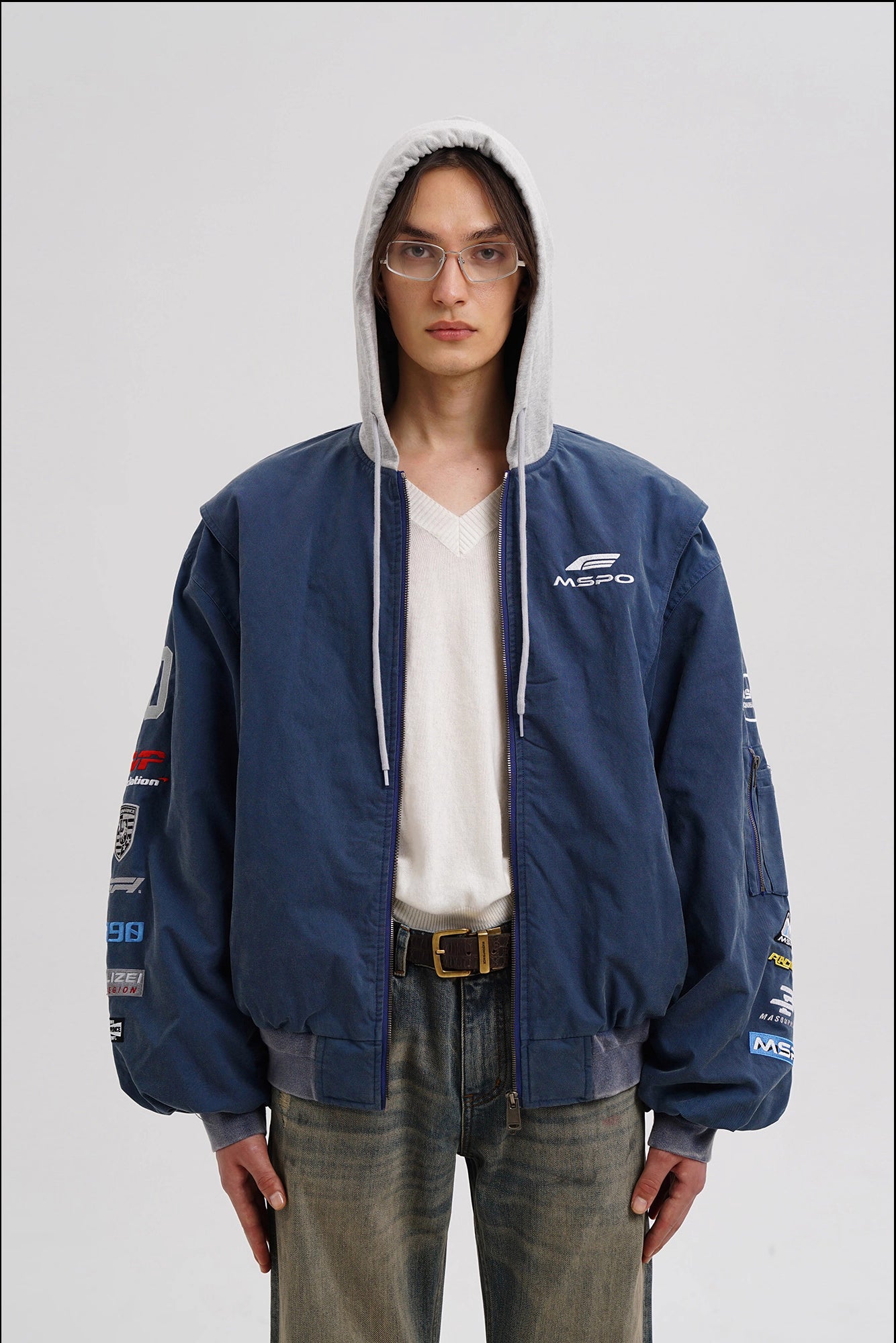 Sponsored VI Hoodie-Style Puffer Jacket - Mason Prince