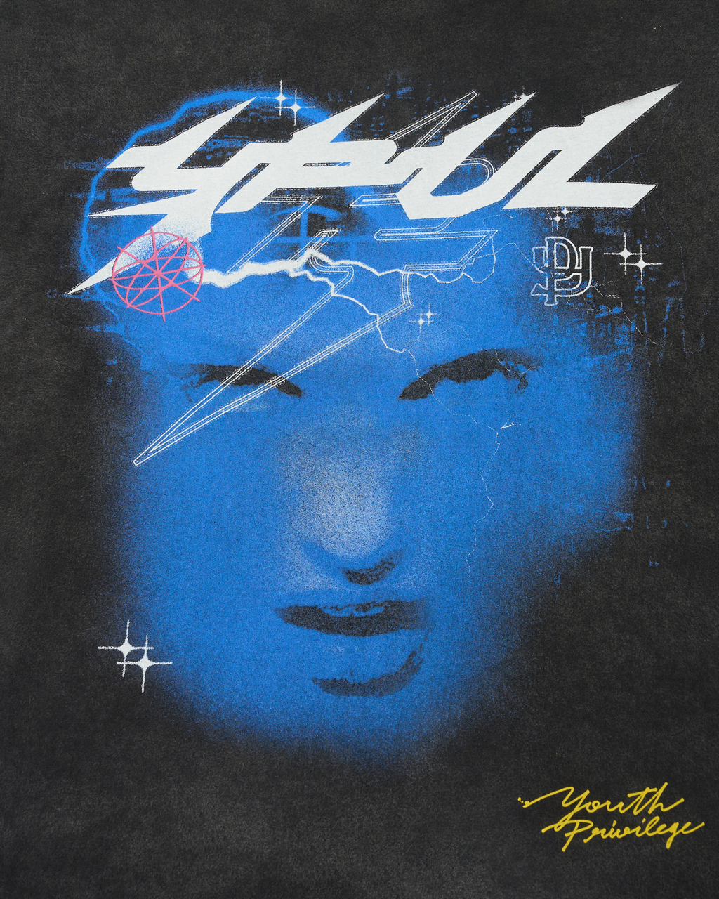 YP BAD FACE MAN PRINTED LOGO