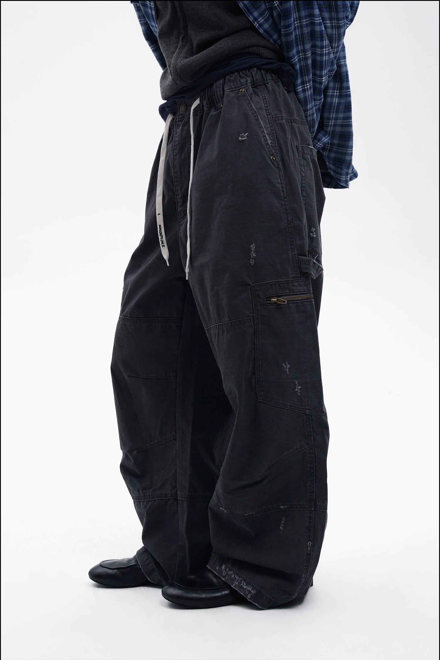 Street Style Baggy Cargo Pants - Mason Prince