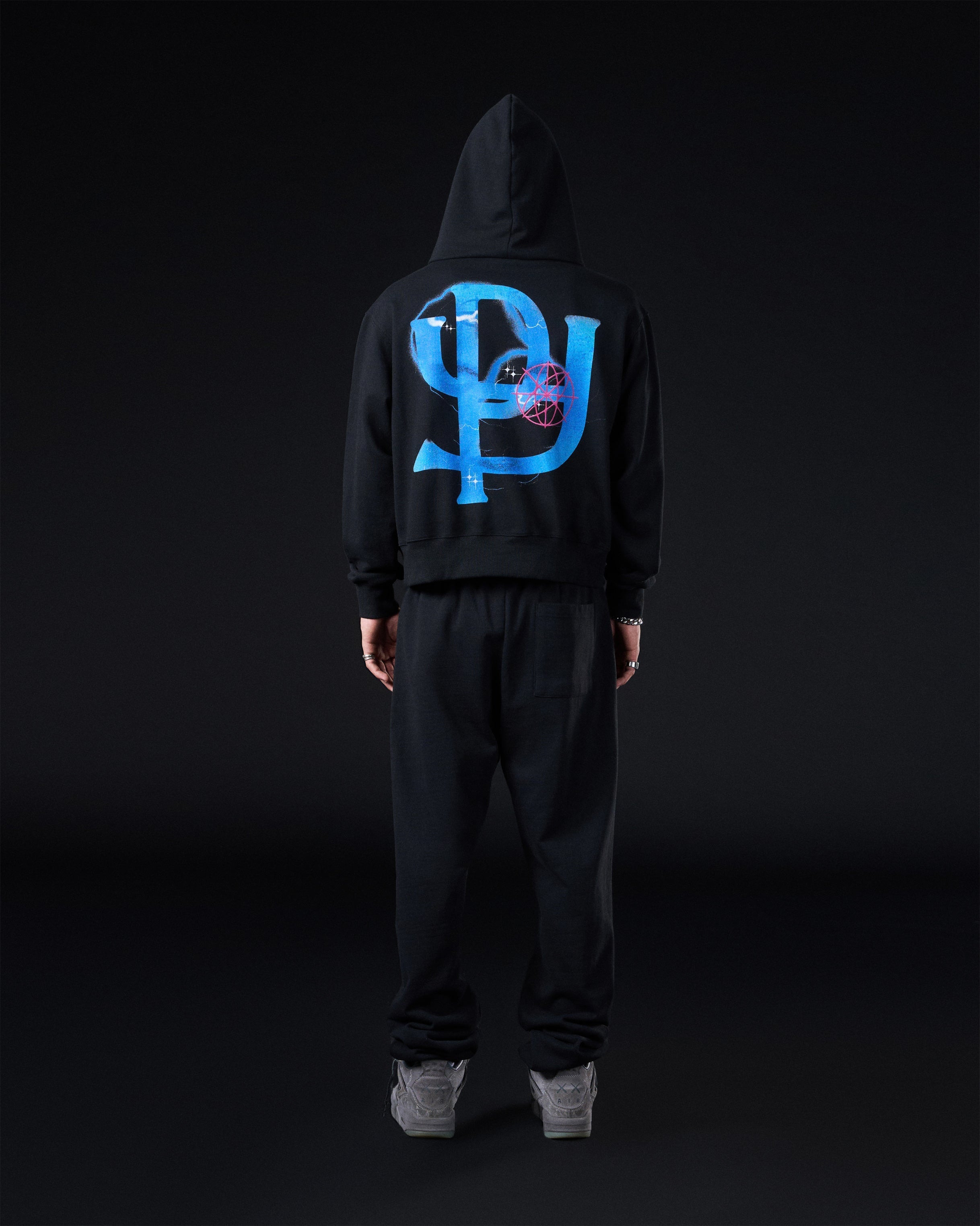 YP HOODIE BAD FACE MAN PRINTED LOGO