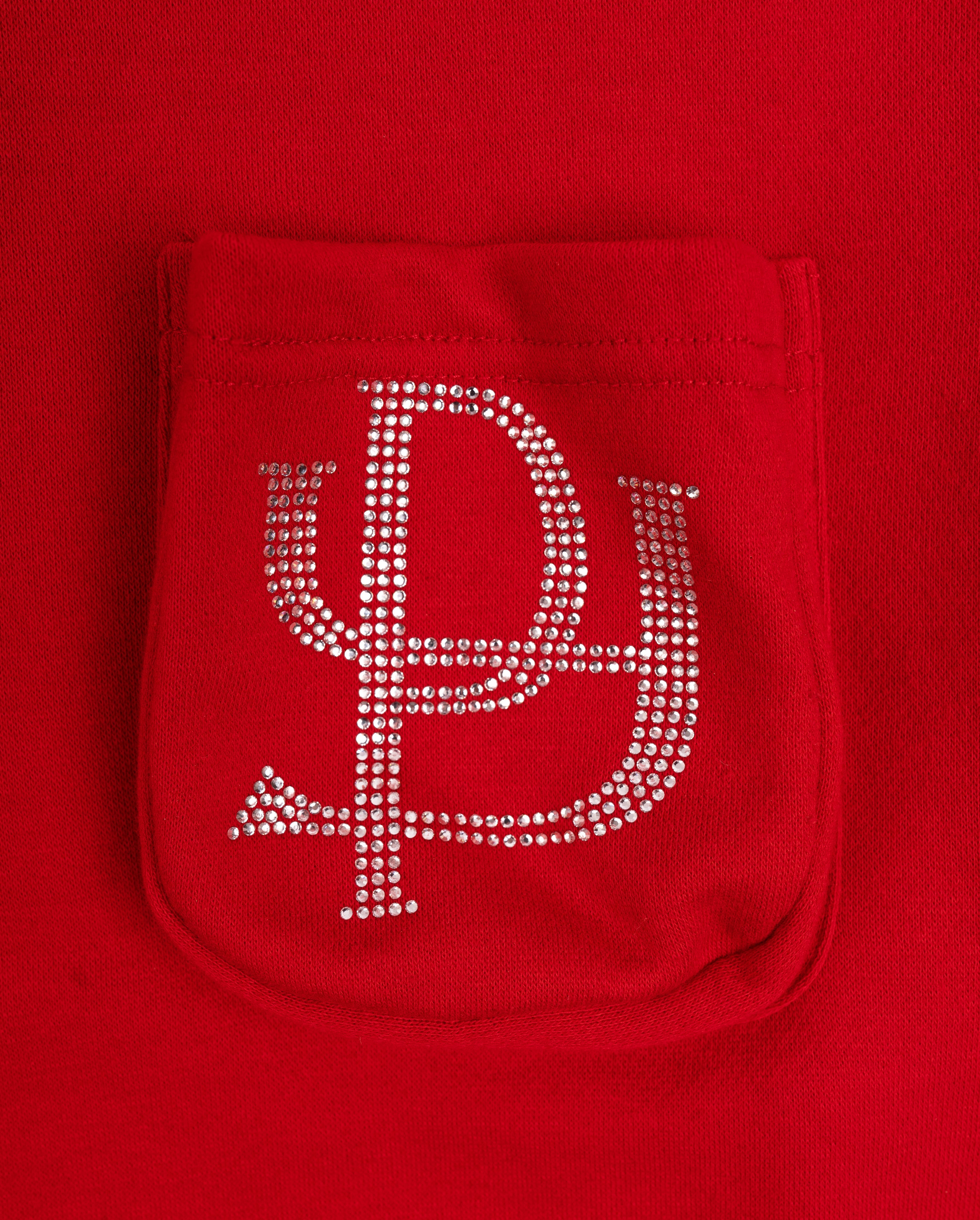 YP CLASSIC T-SHIRT POCKET LOGO RHINESTONE