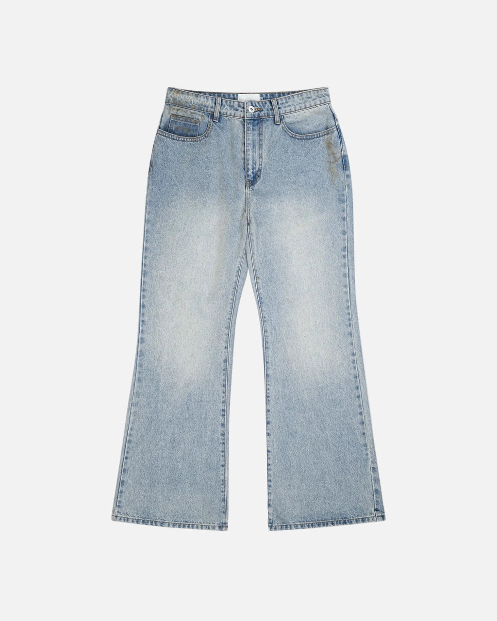 TheClub Dirty Light Blue Baggy Denim