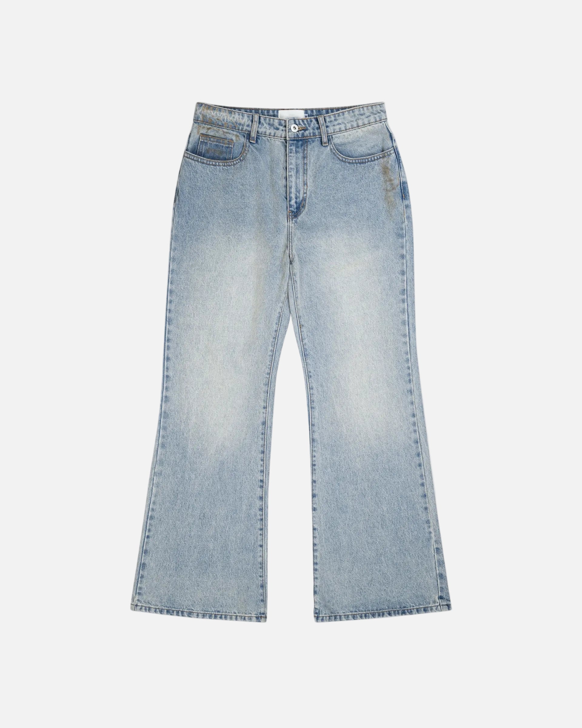 TheClub Dirty Light Blue Baggy Denim