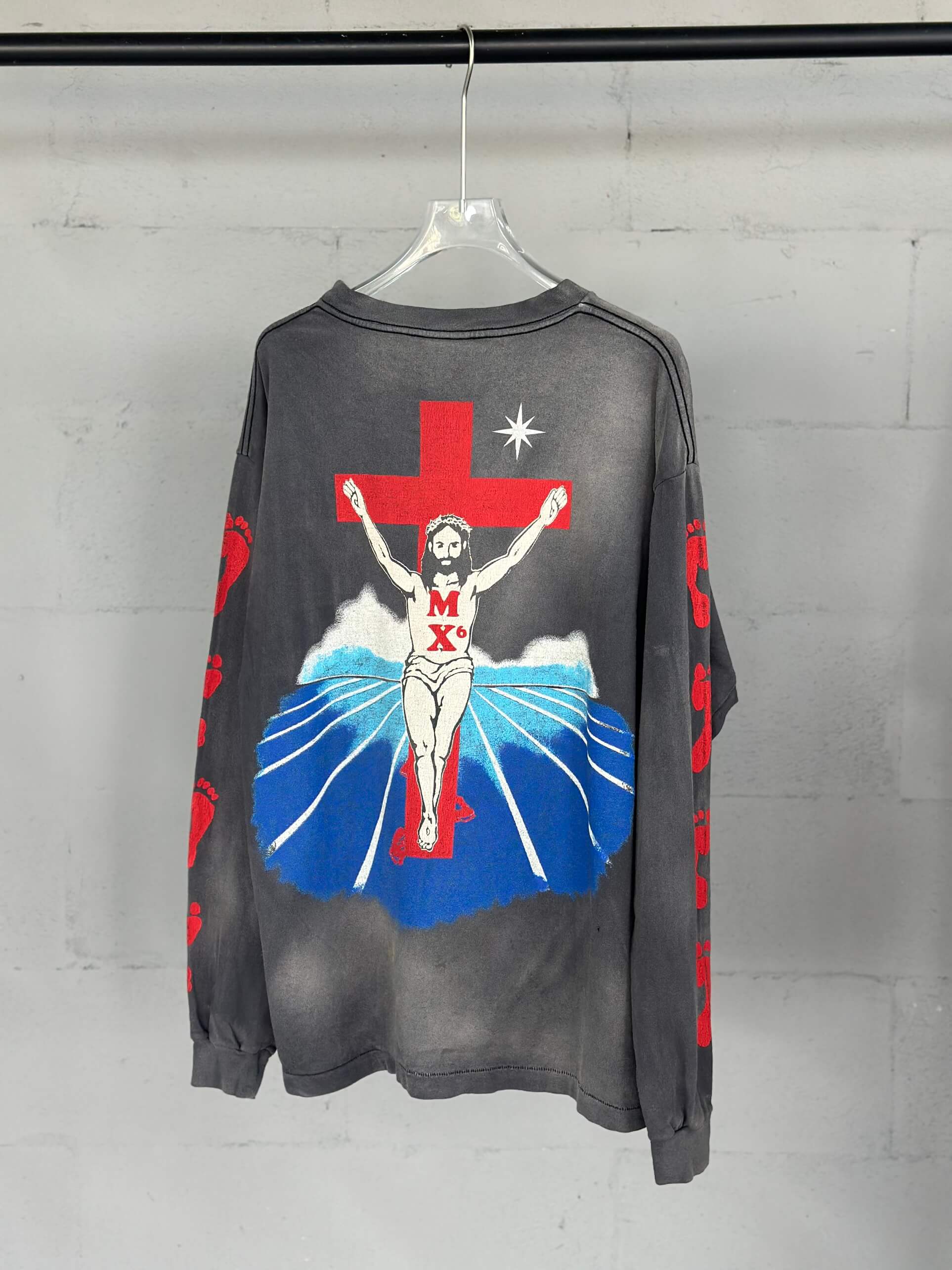 MH437 SAINT MICHAEL DENIM TEARS Tシャツ XL Saint Michael X Denim Tears T Shirt | eBay